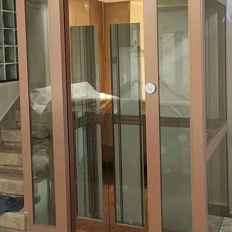 HOMEKA Villa Elevator Comfortable and Safe Residential Elevator Internal Residential Use Domestic Steel Belt Elevator