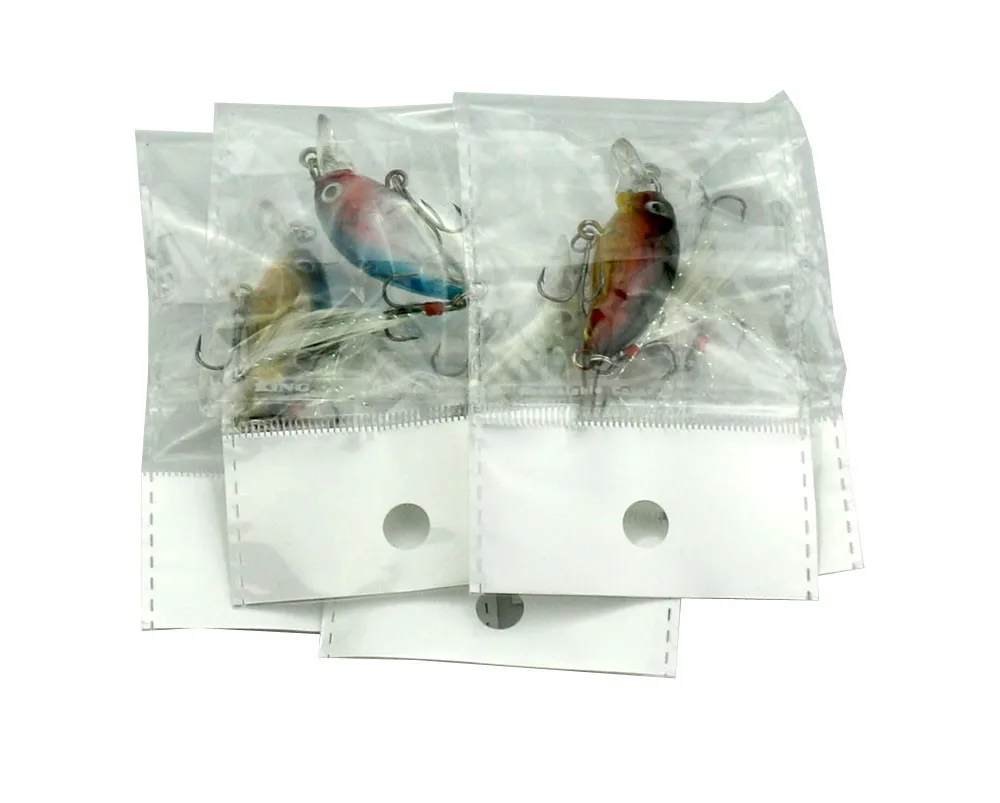 Wholesale mini crankbait fishing lures 4G 45MM 3D Fishing Wobbler Crank Bait Lure