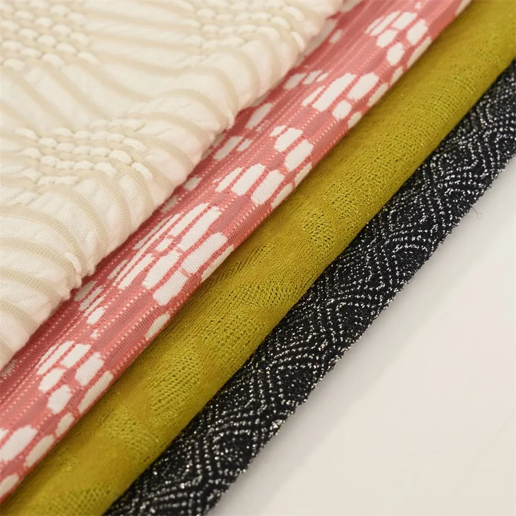 Wholesale Somali Dirac Pure Silk Jacquard Fabric Mattress Fabric Jacquard Polyester Jacquard Fabric for Suit