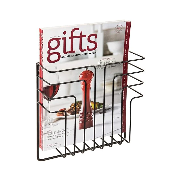 underwear hangers Metal Wall Mounted Mail Envelope  Newspaper Organizer Wire Design Magazine rack Holder storage baskets