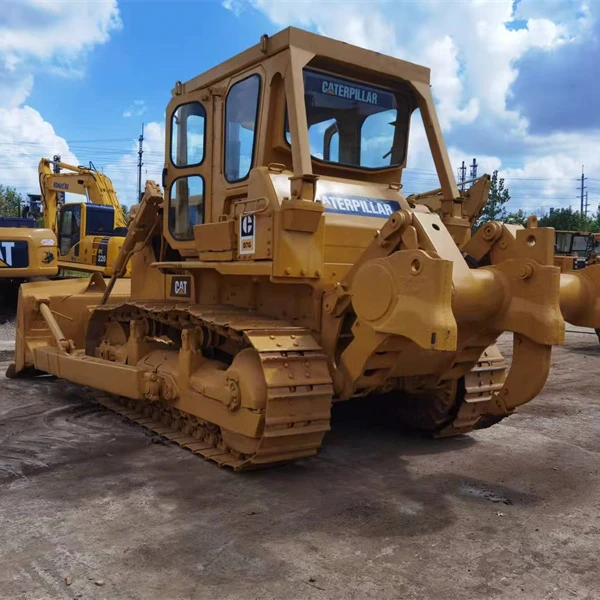 Cheap Used Caterpilllar D7G Bulldozer For Sale CAT Construction Bulldozer Machine D7R D7H D8R D8N D9N Used Bulldozer In Shanghai