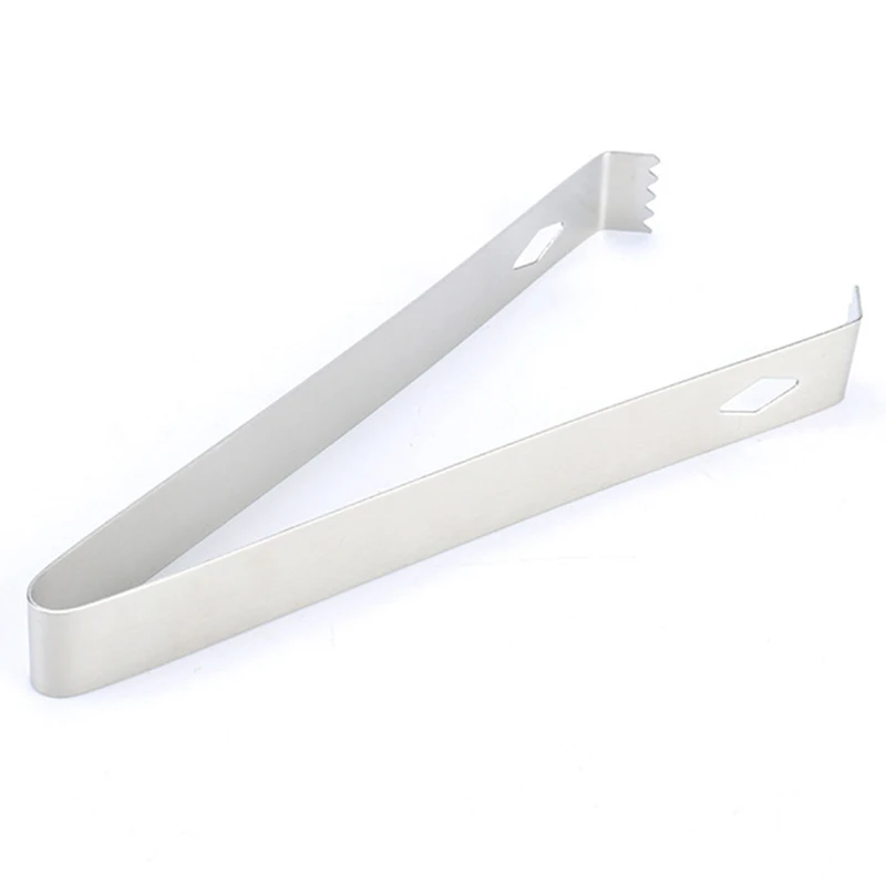 Hot sale Ice Block Tongs Stainless Steel Ice Cube Sugar Clip Food Tongs