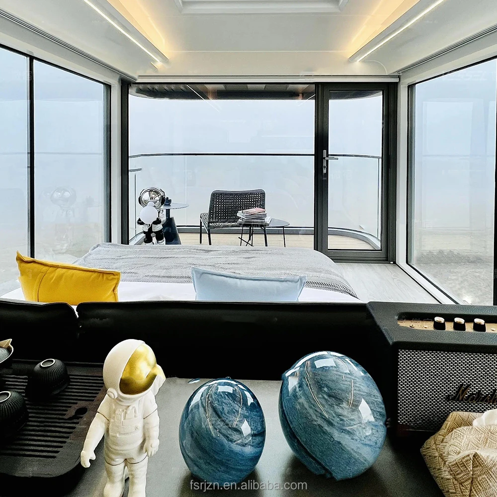 Popular Capsul Hous Tiny Capsule House Futurista Mobile Shipping For Camping