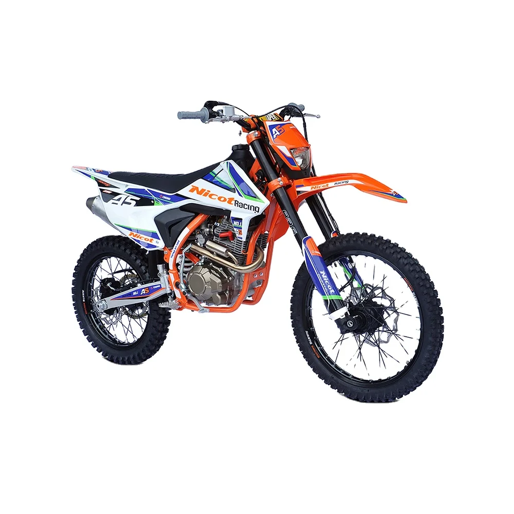 Professional Custom Gasoline Dirt Bikes Water Cooling Cross Off Road Motorcycles With Hydraulic Disc Brake