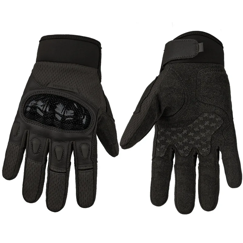 2023 Tactical Gloves CS Anti-collision Carbon Fiber Shell Anti Drop Anti Slip Wear-resistant Five Finger Touch Screen Gloves