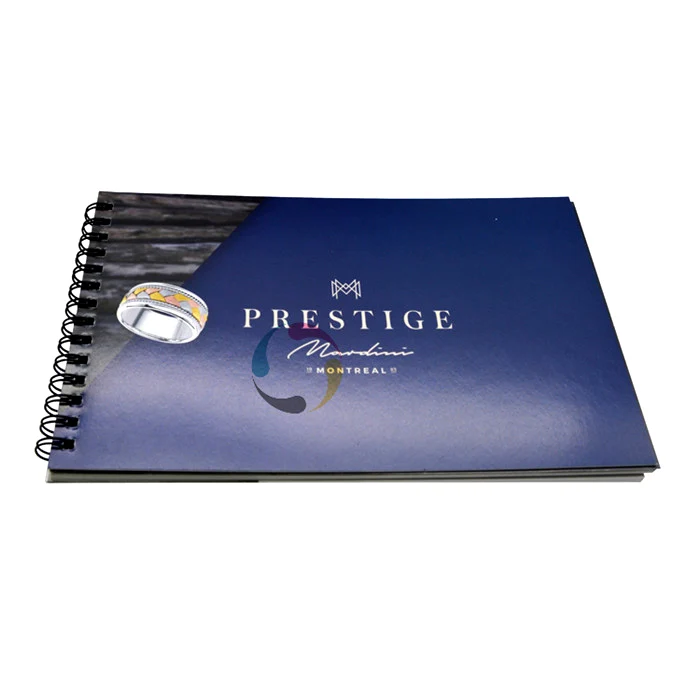 2024 Custom Printing Hardcover Sublimation Book Organizer Spiral Workbook Agenda Daily Planner Inspirational Self Care Journal