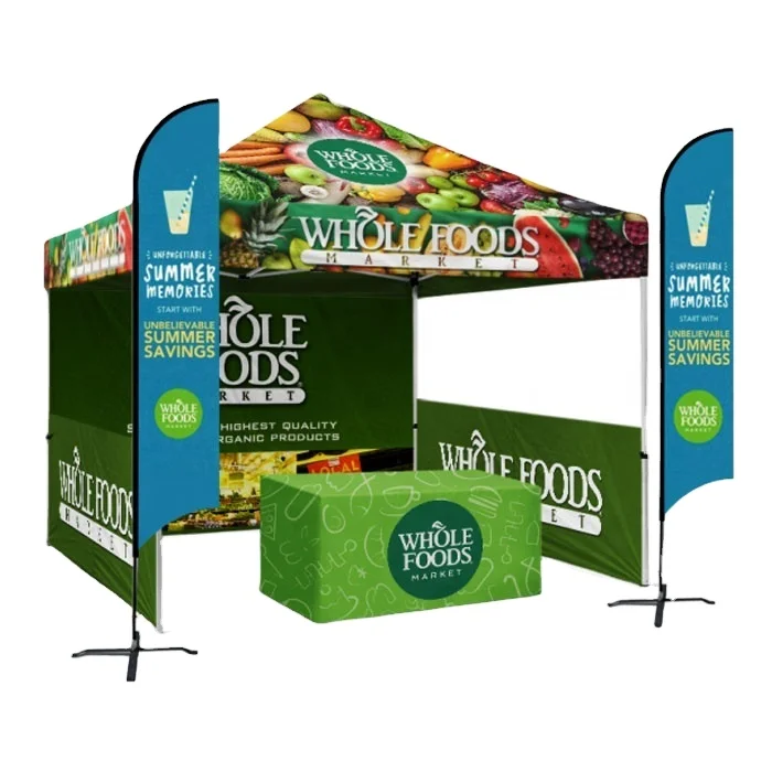 3x3 Promotional Folding Custom Print Event Awning Pop Up Tent Display Party Logo Wedding Marquee Gazebo Canopy Trade Show Tents