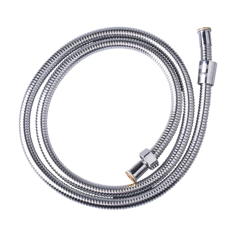 extensible flexible metal chrome stainless steel shower pipe hose