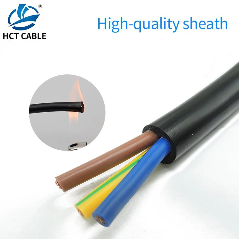 
cable wire electrical RVV 2 core 2.5mm2 power line waterproof PVC 100m 