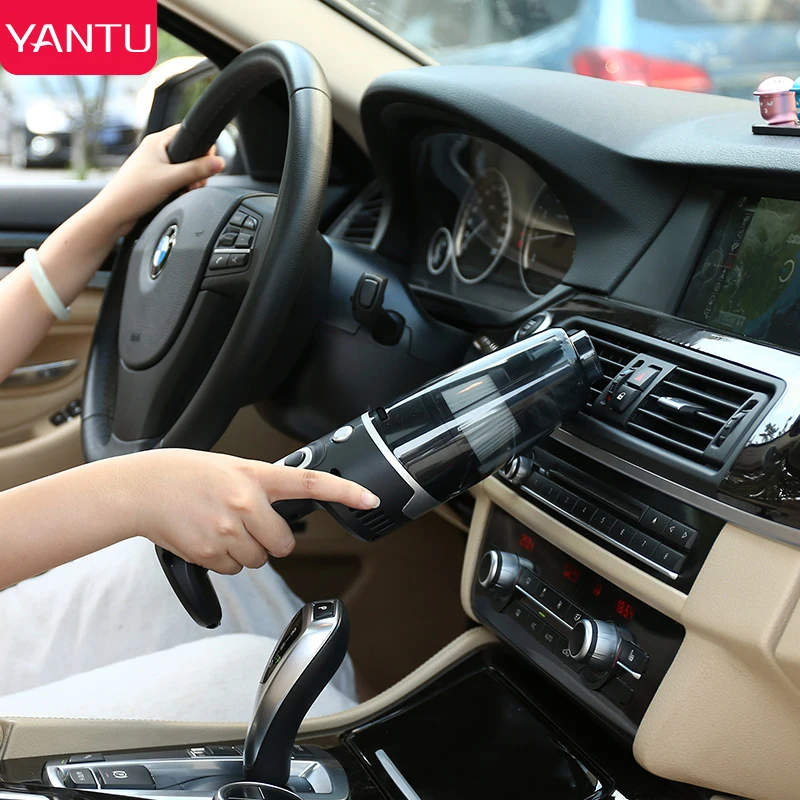  Перезаряжаемый ручной портативный мини-пылесос YANTU V01S 4500 па 12 В постоянного тока мощный автомобильный пылесос с