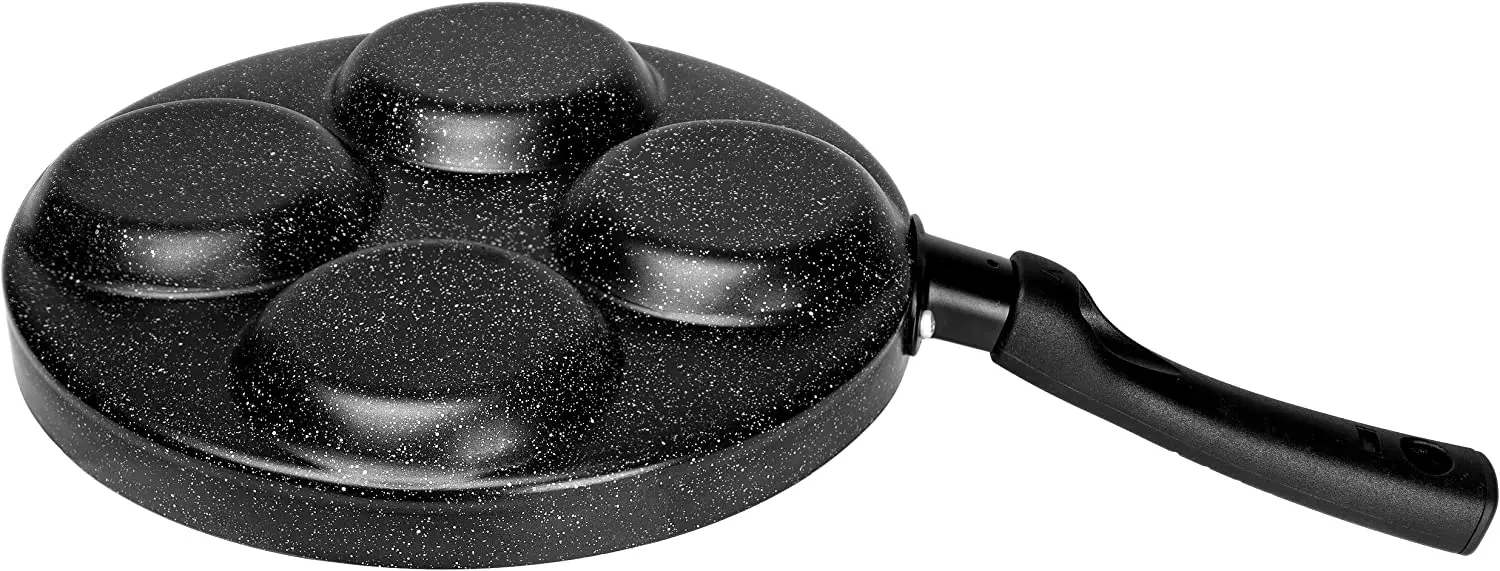 New Arrival Medical Stone Four-hole Omelette Pan Non-stick Egg Pastry Cookware Pot Mini Omelette Breakfast Frying Pan