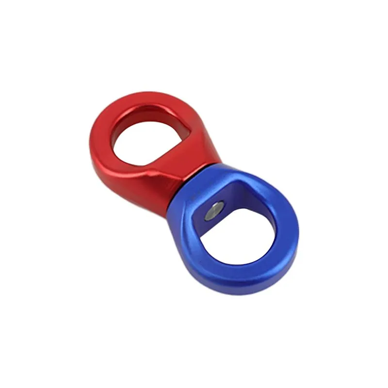 7075 Aluminum 35kn 360 Degree Carabiner Climbing Swing Swivel  Aviation Aluminum Alloy Swivel Safety Carabiner For Yoga/Hammock