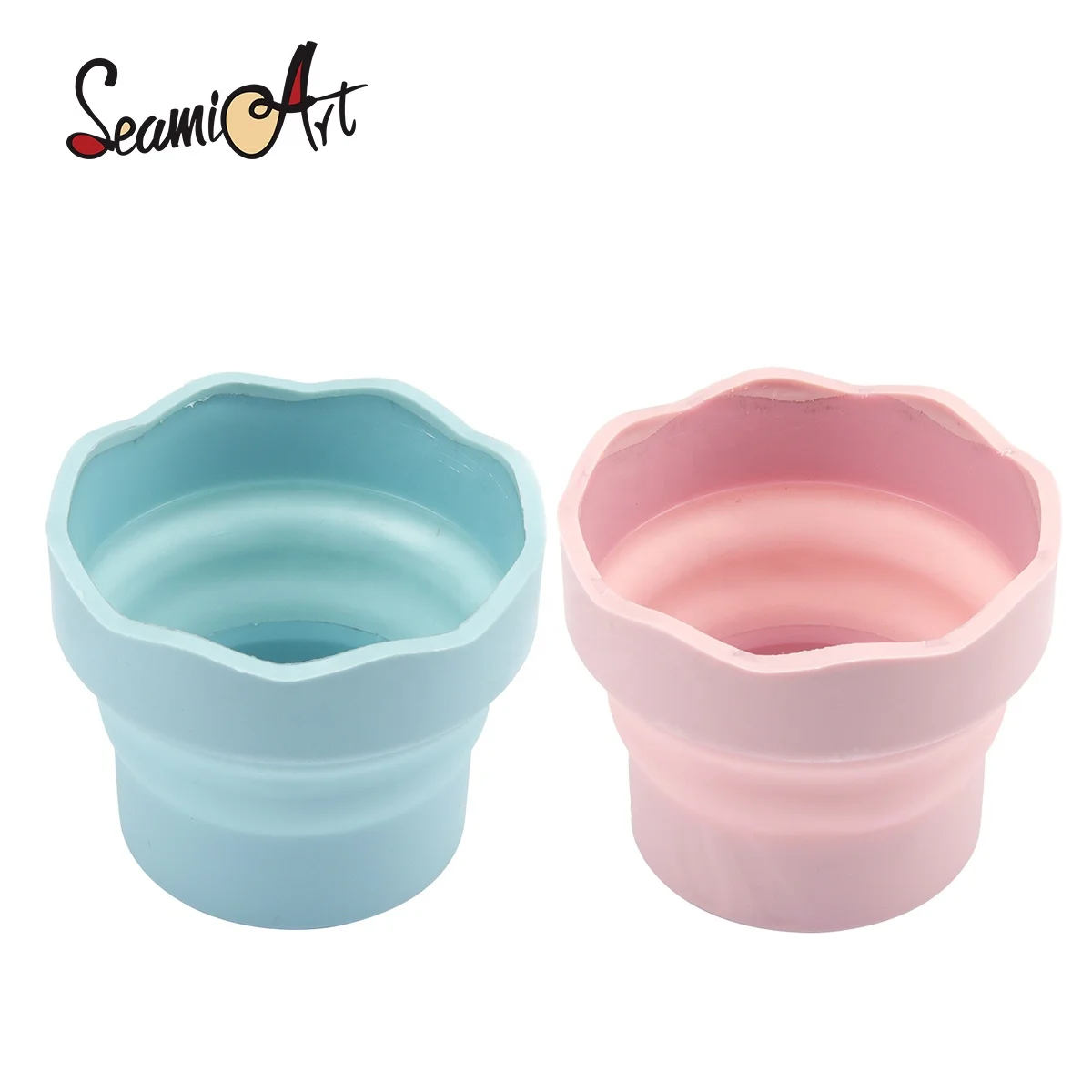 Folding foldable Brush Bucket Washing Bucket Multifunctional Wash Pen Barrel paint brush Washer watercolor art supplies