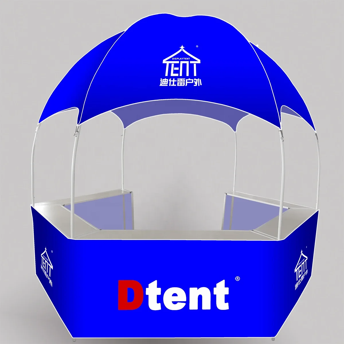 Dtent индивидуальный портативный дисплей Подержанный купол шатер распродажа торговая палатка рекламная панель складная для киоска