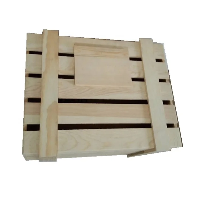 6 bottle pine wood crate wine box in stock accept customization