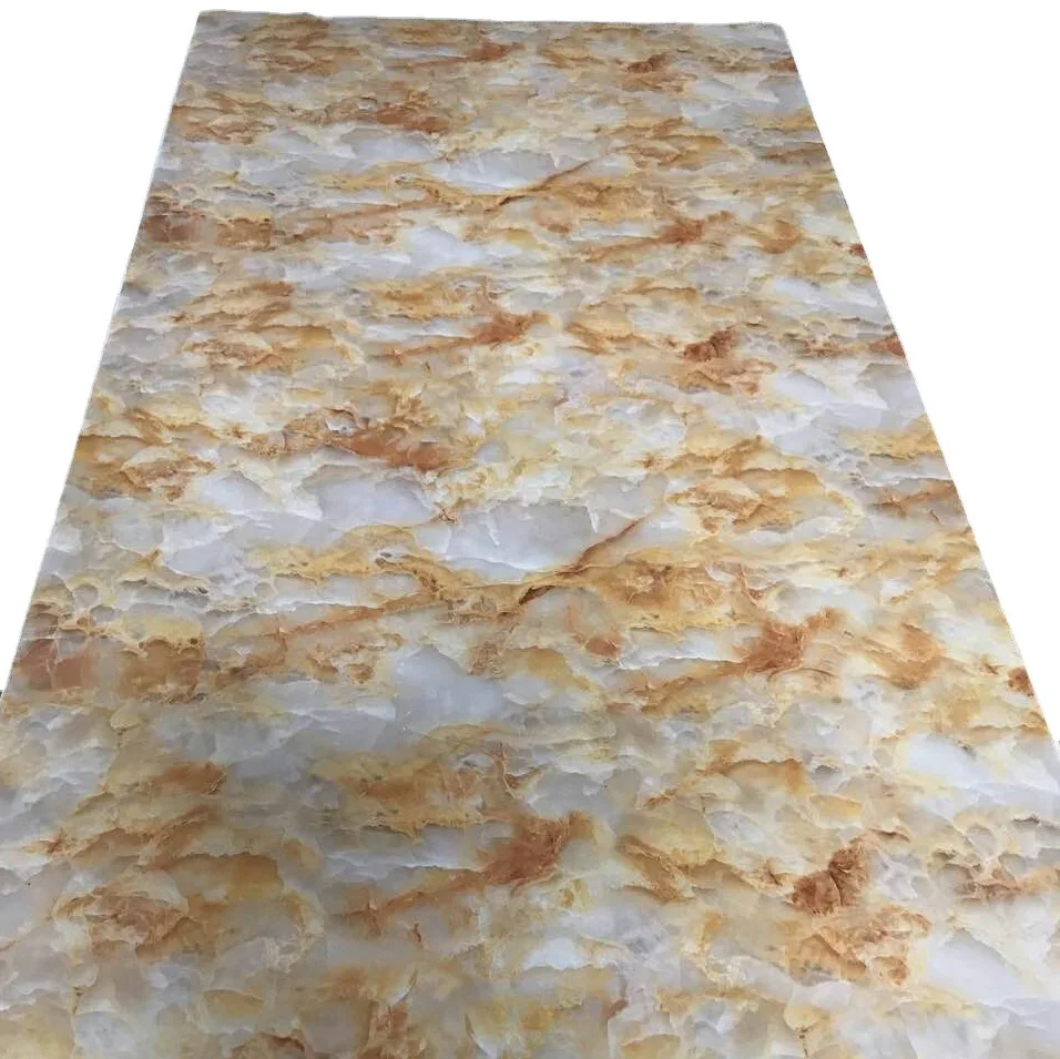 Hot Selling PVC Marble Panel Board Kitchen Floor Tiles UV Mable Sheet pvc panel marble in algeria price