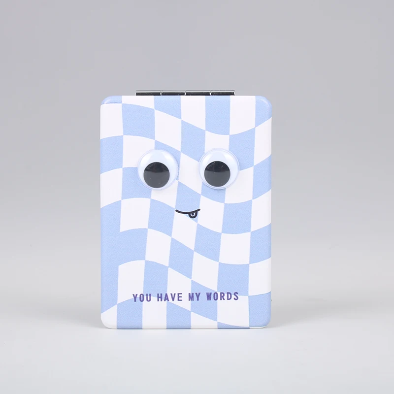 Personalized Portable Folding Mini Pocket Makeup Mirror Compact Mirror Sublimation Pocket Mirror