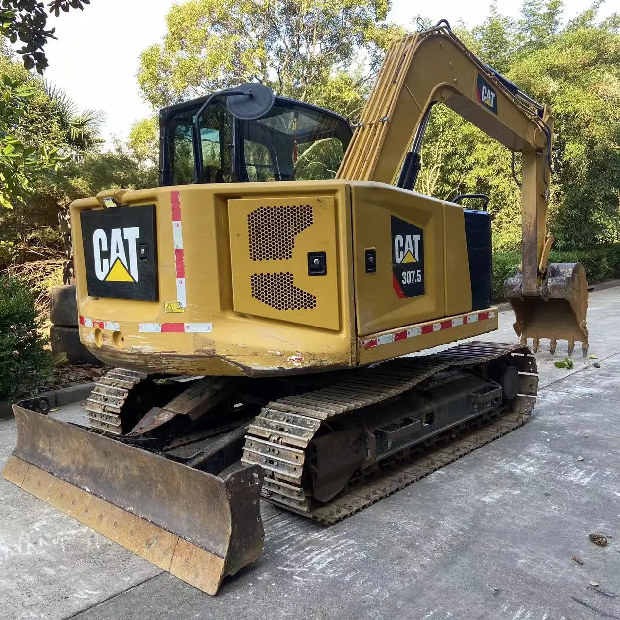 used good condition cat 307.5 excavator for sale with cheap price in shanghai