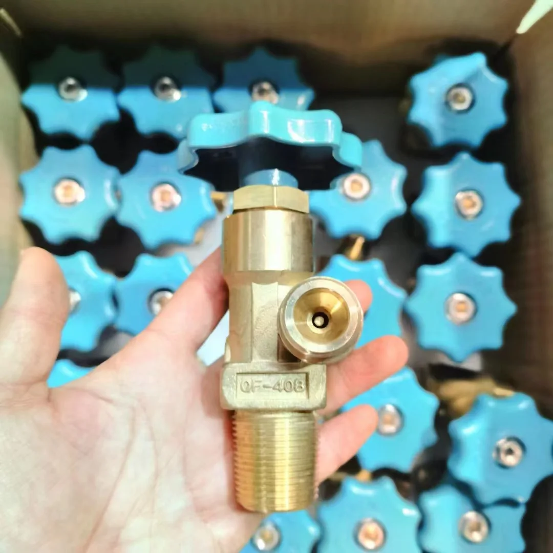 Gas cylinder valve QF-2C carbon dioxide brass valve for oxygen cylinder gas valve industrial and LPG gases brass regulator