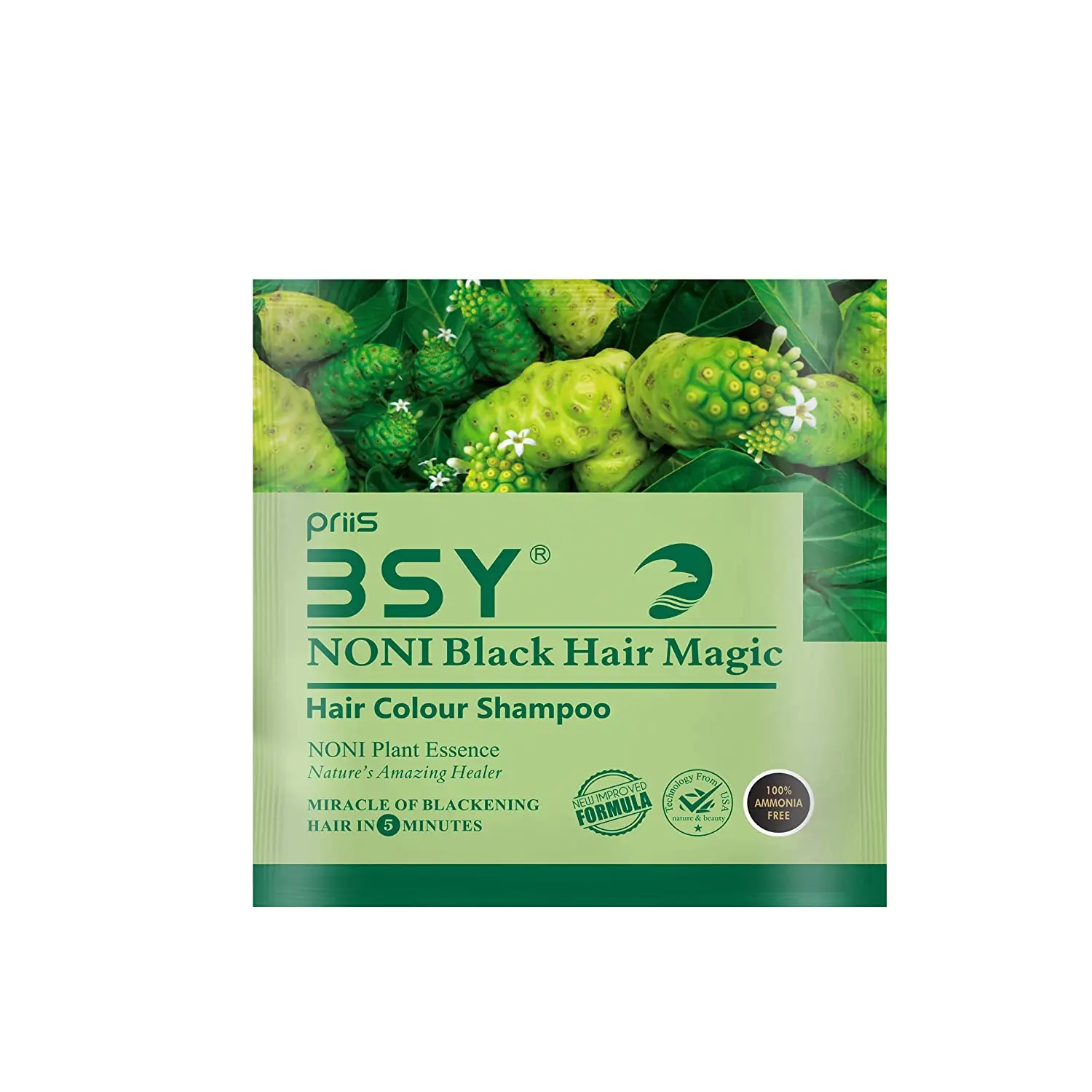 High Quality Natural Formula Organic Plant Mens Women 30ml Professional Colorant Black Hair Color Dye Shampoo