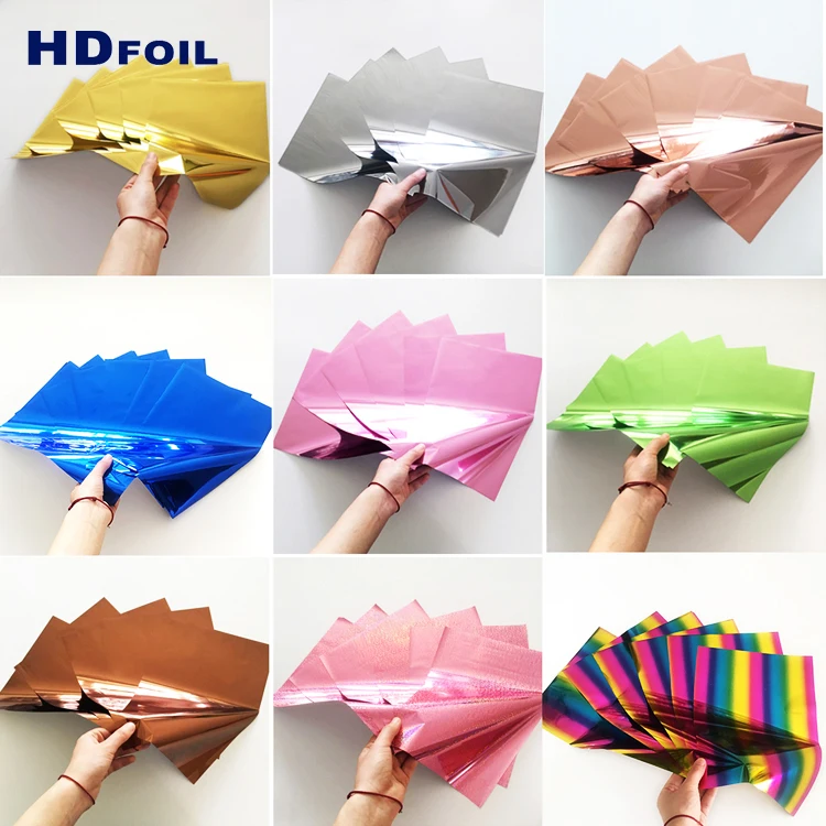 2022 Hot Selling Gold and Silver Laser Toner Sleeking Foil and Fusing Foil Toner Reactive Foil