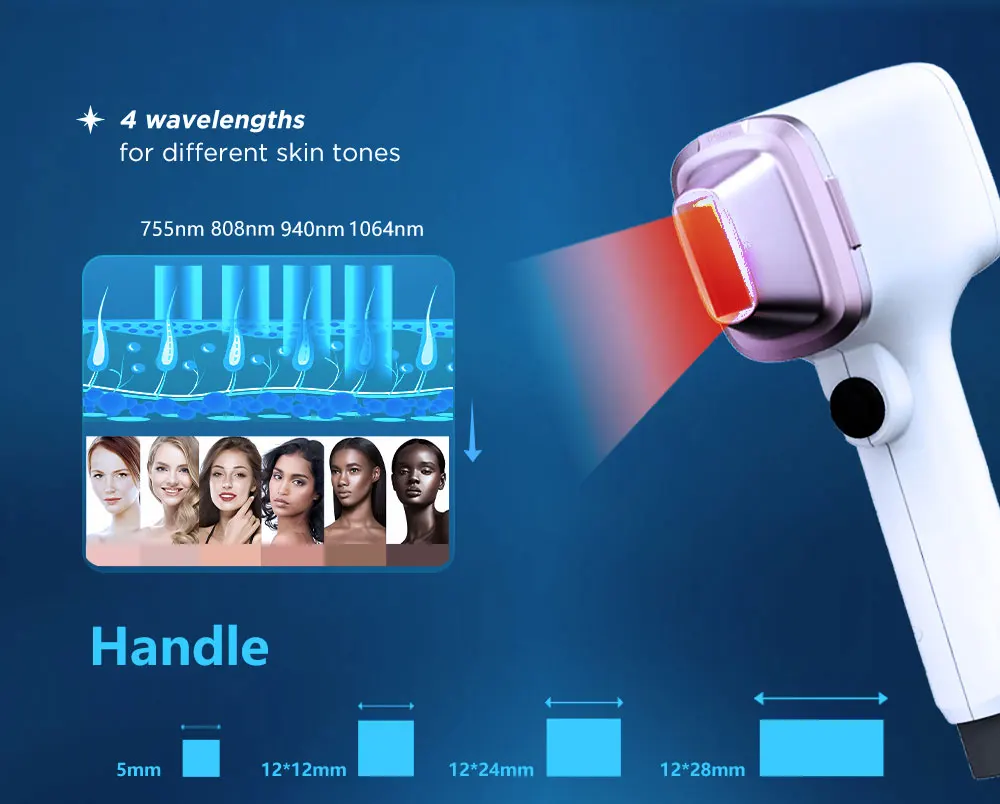 ADSS Professional Ice Hair Removal Laser Portable 808 Diode Laser Hair Removal Machine for Commercial Salon