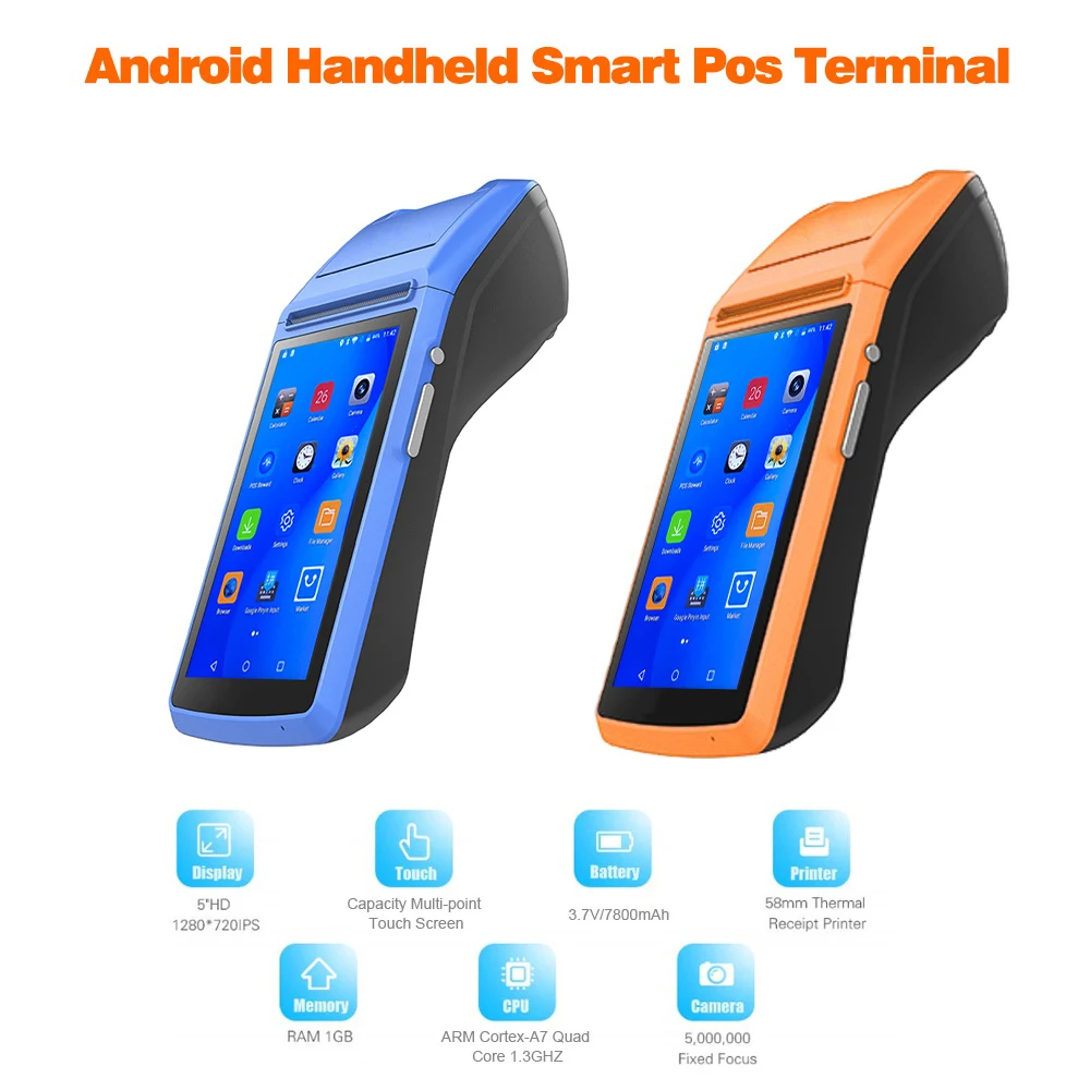 Cirfid M1s Free SDK Android 8 Handheld Terminal Printer POS Machines Android SDK POS Terminal