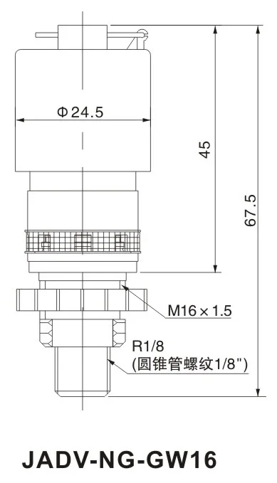 Automatic drainer valve for air filter Pneumatic air compressor valves black