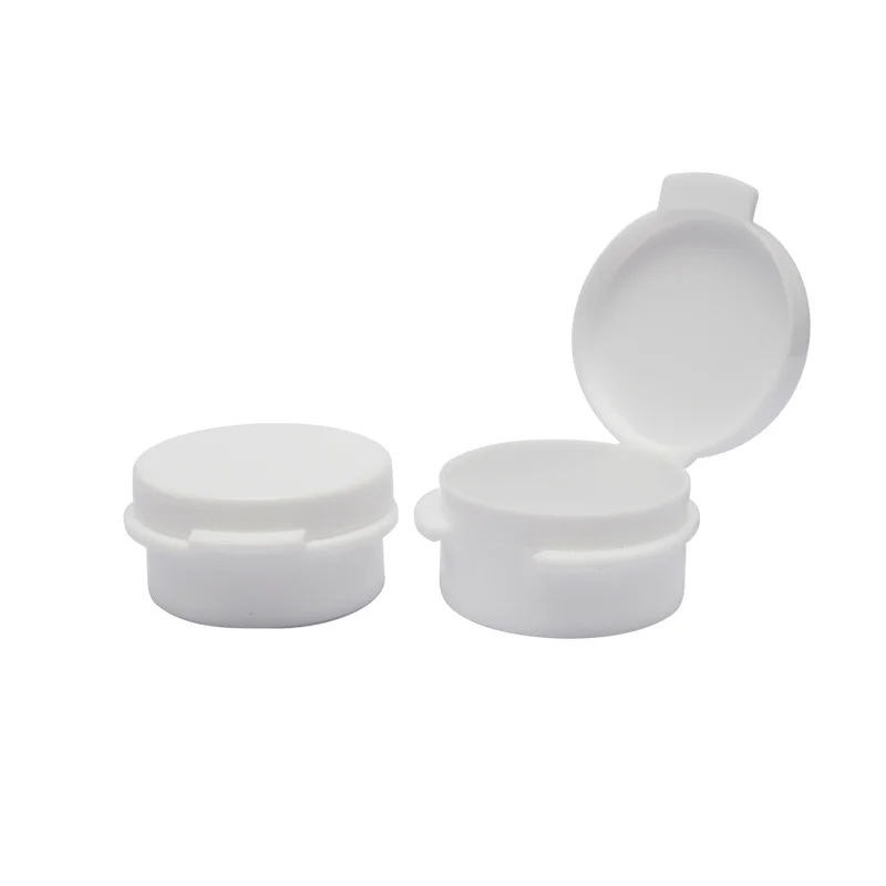 Hot Sell 10g 10ml Empty PP Round Mini Jar with Flip Cap Samples Jars Makeup Jar Case