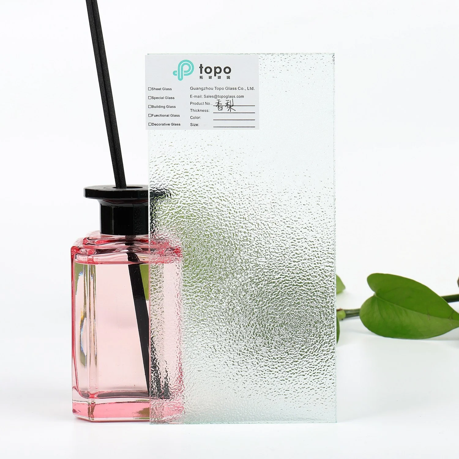 Guangzhou Factory Supply 6mm Clear Nashiji Wired Patterned Glass (CP-TP)