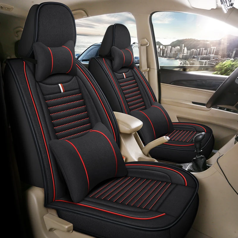 Wholesale Hot Sale Comfortable Universal  7 Seats Car Linen Seat Covers