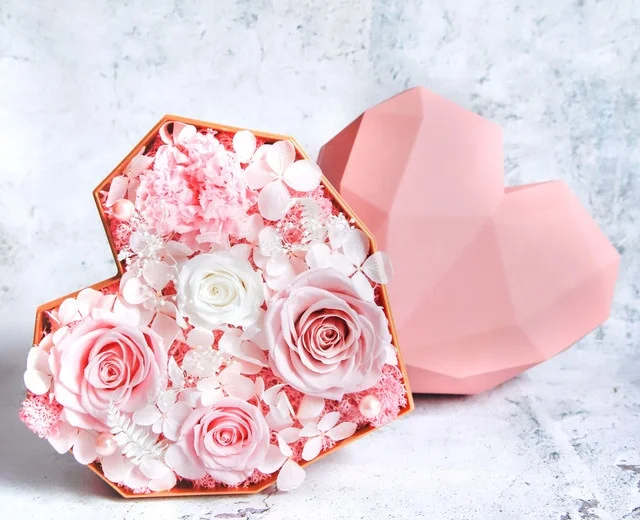 Hot Selling Wholesale hot sales decoration flower died eternal forever carnation preserved roses for Mothers day gift