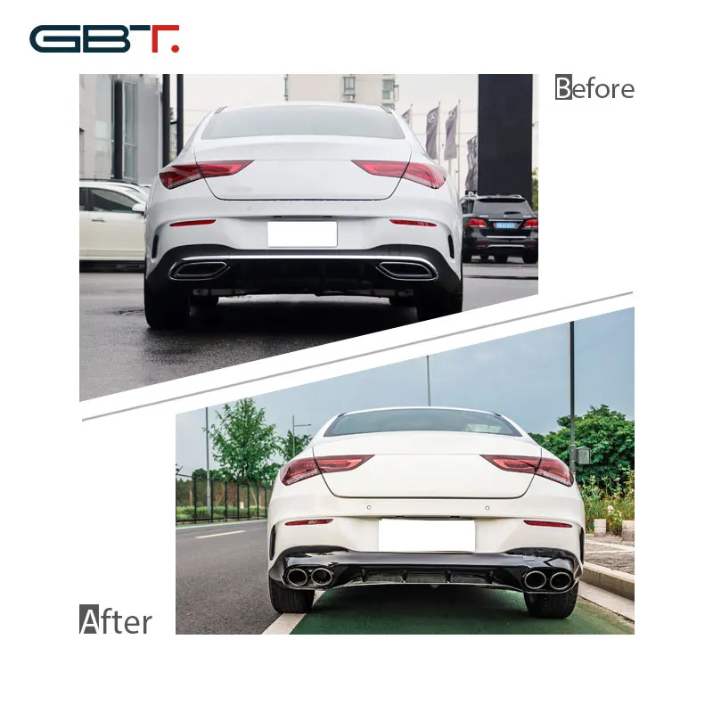GBT High Quality Fast Shipping auto tuning parts cla wide body CLA63 style facelift for mercedes benz cla class for mercedes-benz cla bodykit