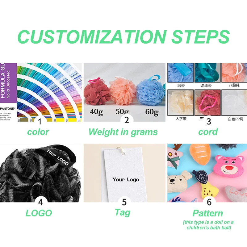 Loofah Body Shower Balls Super Soft Exfoliating Bath Sponge For Cleaning Skin