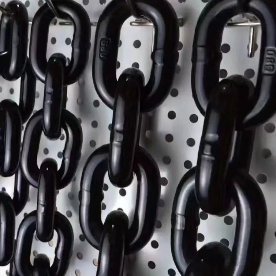 Galvanized DIN5685 Short Double Loop Link Chain Weldless Knotted Chain