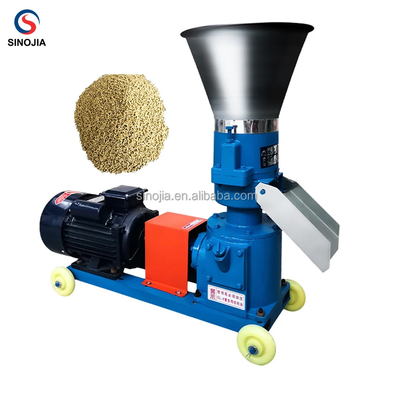 Dog Fish Cattle Granule Pelletizer Sheep Pig  Poultry Mini Animal Chicken Making Feed Pellet Machine