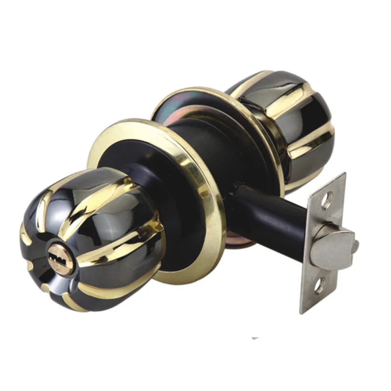 Safe Stainless Steel Entry Privacy Passage 587 American Cylinder Hotel Round Knob Cylindrical Door Lock