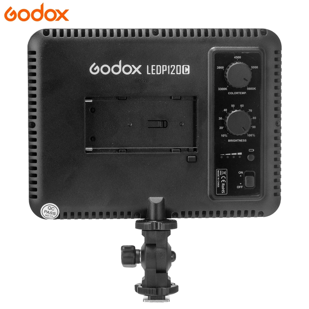 Godox LEDP120C мобильный телефон портативный селфи светодиодная вспышка мигает литиевая батарея Регулируемый свет для фотографии смартфона