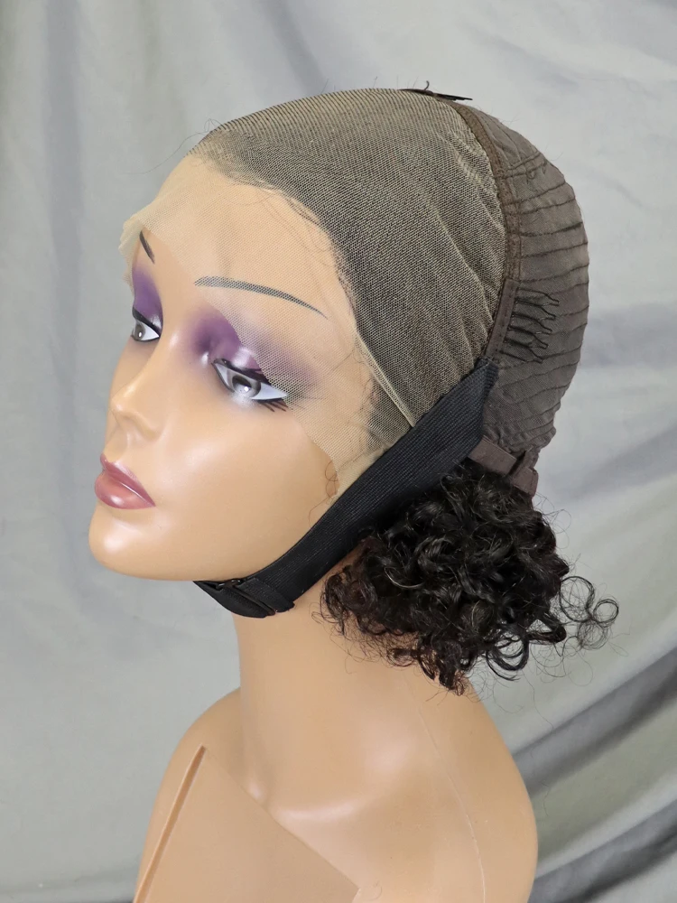 Wholesale Virgin Human Hair Straight Short Bob Wig 13X4  Lace Front Pixie Cut Wig HD Lace Frontal Glueless Wigs For Black Women