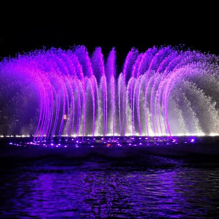 Free Design Outdoor Large Chasing Dancing Water Fountain with Synchronized led Lighting and Music