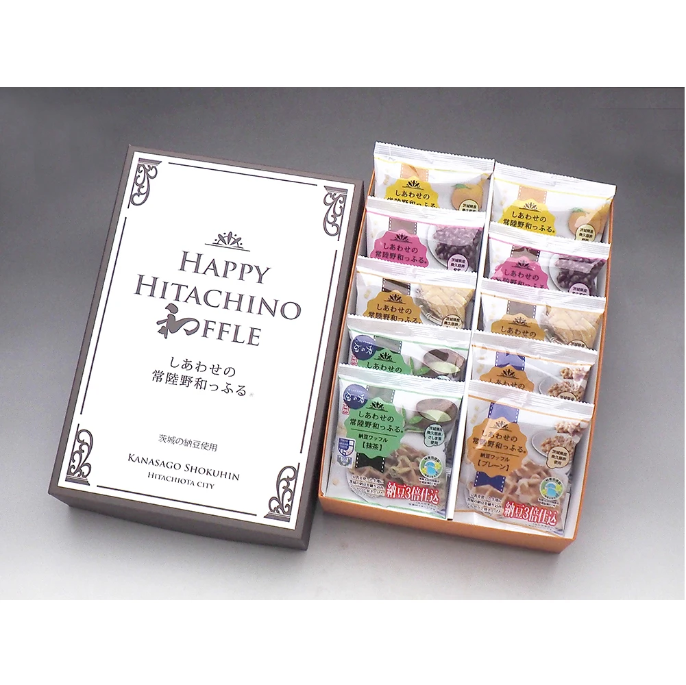 
Customized baked goods Japanese waffle healthy dessert maker natto powder 