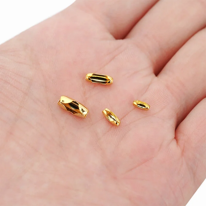 Factory Price Stainless Steel Findings Buckle Connector Jewelry Making Supplies Clasps For Bead Ball Chain Connector