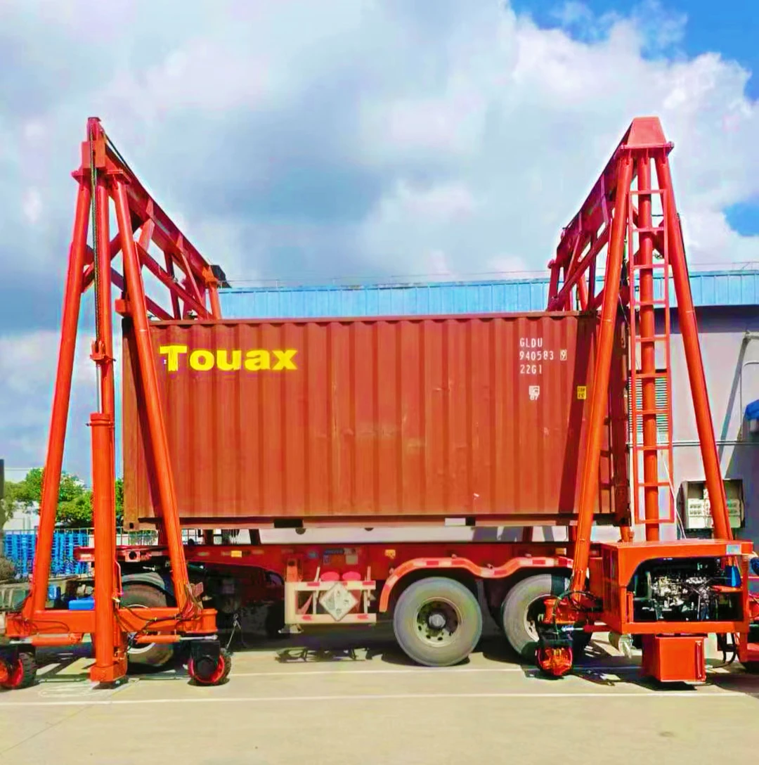 RTG кран 40 тонн резиновый контейнер для шин порт контейнерный козловой 35 50 цена