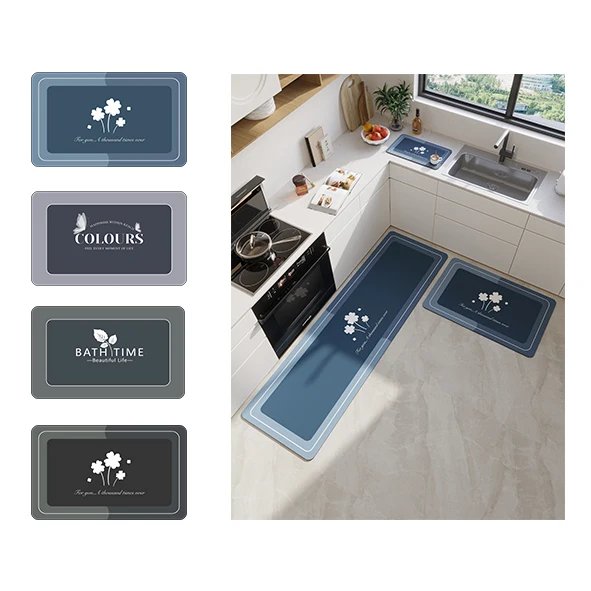Comfortable Floor Mat Anti-Fatigue Kitchen Mat Waterproof Anti-Slip MatPopular