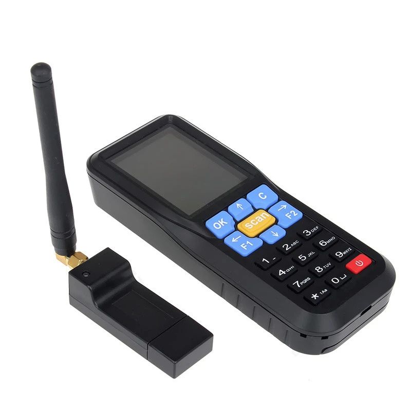 D1 Barcode Scanner Handheld 2.4 g wireless 1D Logistics Pda phone mobile Data Collector for warehouse management