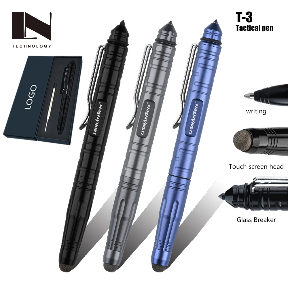 
Wholesale Multi-Functional Alloy Pen tactical with screen touch head Tactical Pens For Self Defense 