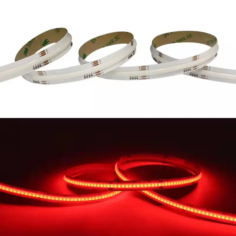 good quality high brightness 24v 12v 784 led stripe tape 4 color in 1 led RGBW RGBW cob led strip light