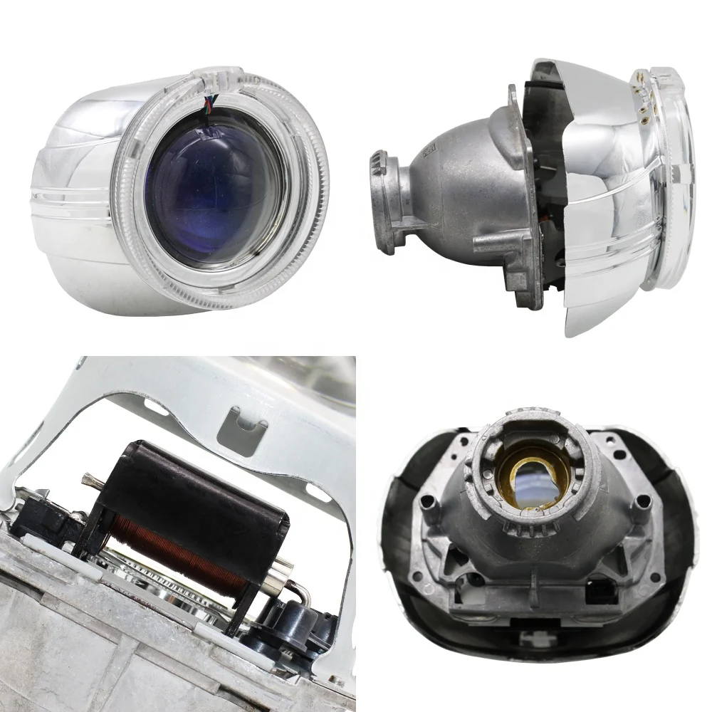 TAOCHIS 3.0 inch Bi xenon Projector Lens Kit for HELLA Silver type With Smax Shroud APP control angel demon eyes Headlamp Modify