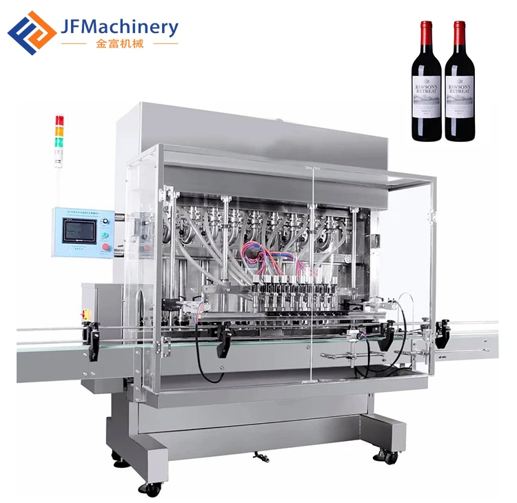 Beverage process equipment 10 lanes filler wine alcohol filling machine