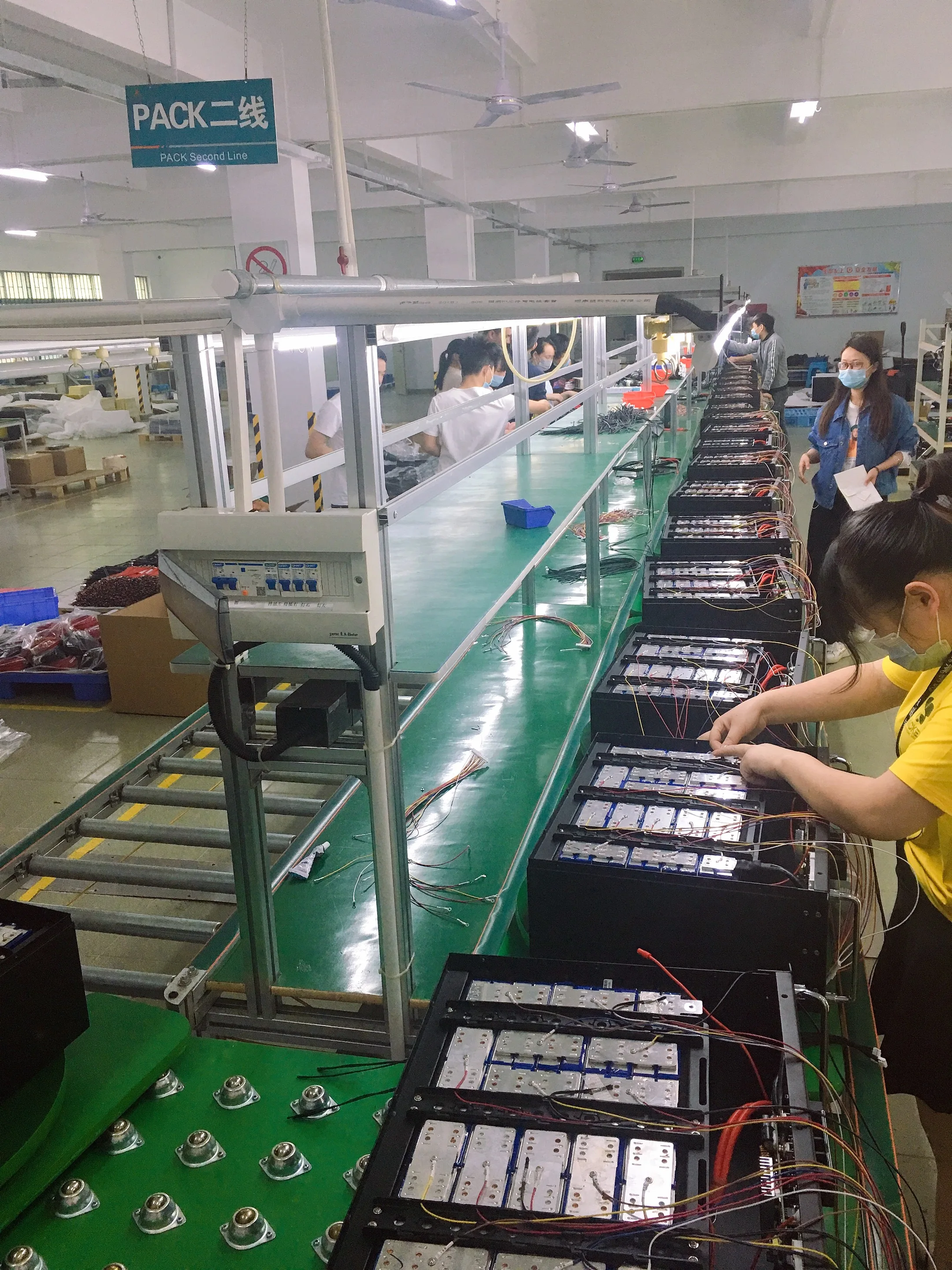 LiFePO4 48v 100ah 5U case RS485 CAN BMS 48v lithium ion battery for energy storage system